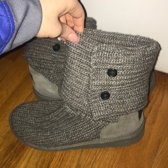 UGG Shoes - gray knit uggs women’s 5